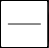 Simbolo: asciugatura in piano